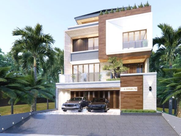 Rumah Baru Minimalis Modern Jagakarsa Jalan Durian