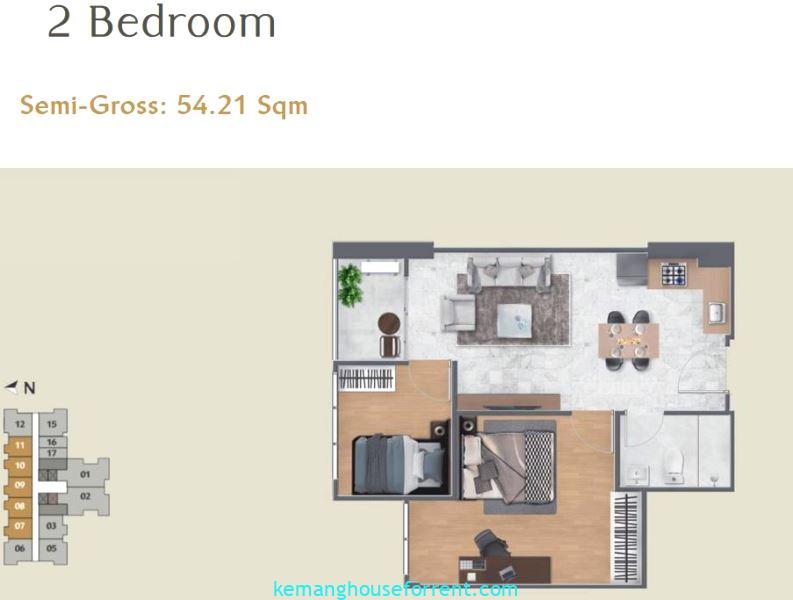 2BR Asthana Kemang