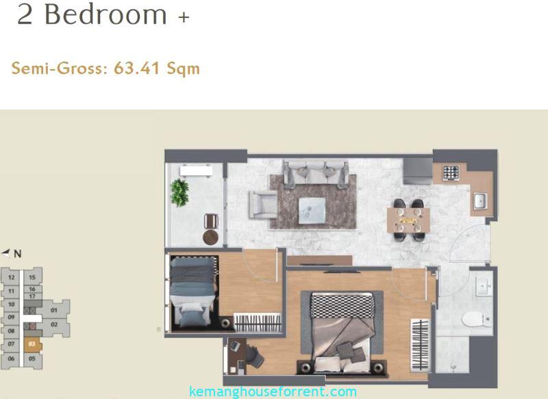 2BR Asthana Kemang