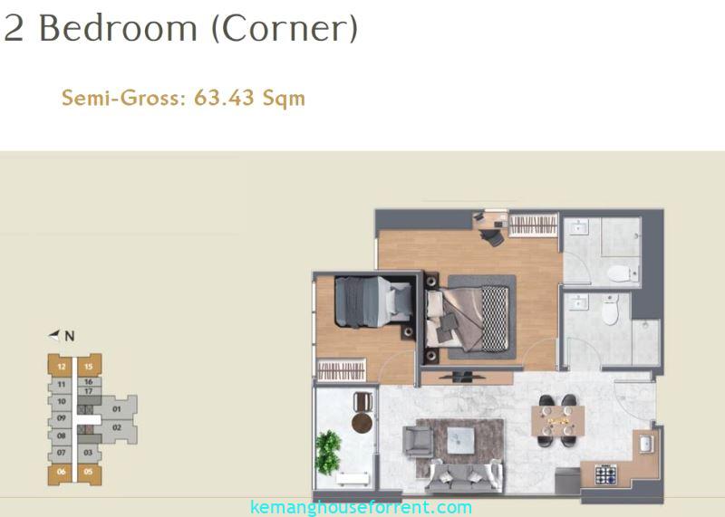 2BR Asthana Kemang