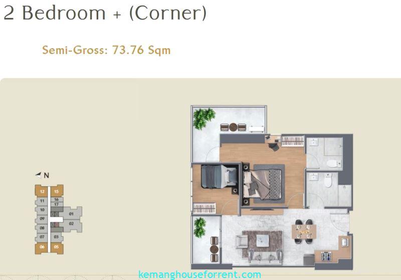 2BR Asthana Kemang
