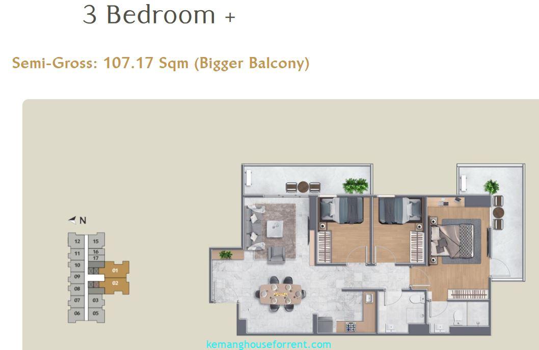 Dijual 3BR Asthana Kemang