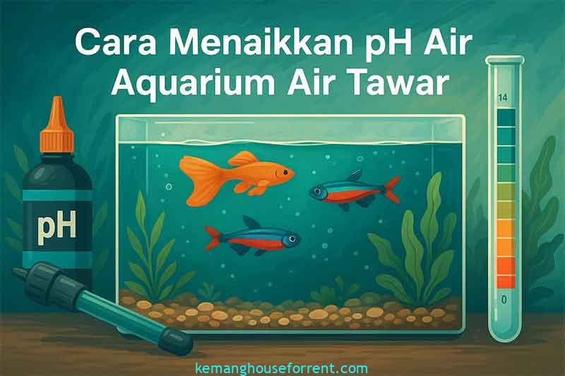 cara menaikkan ph air aquarium air tawar