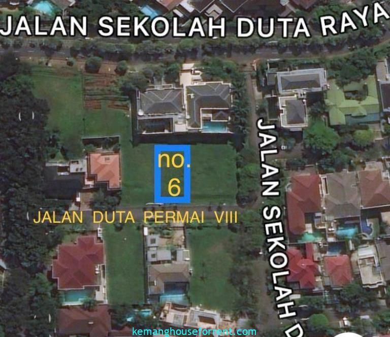 Dijual Tanah Kavling Siap Bangun di Pondok Indah