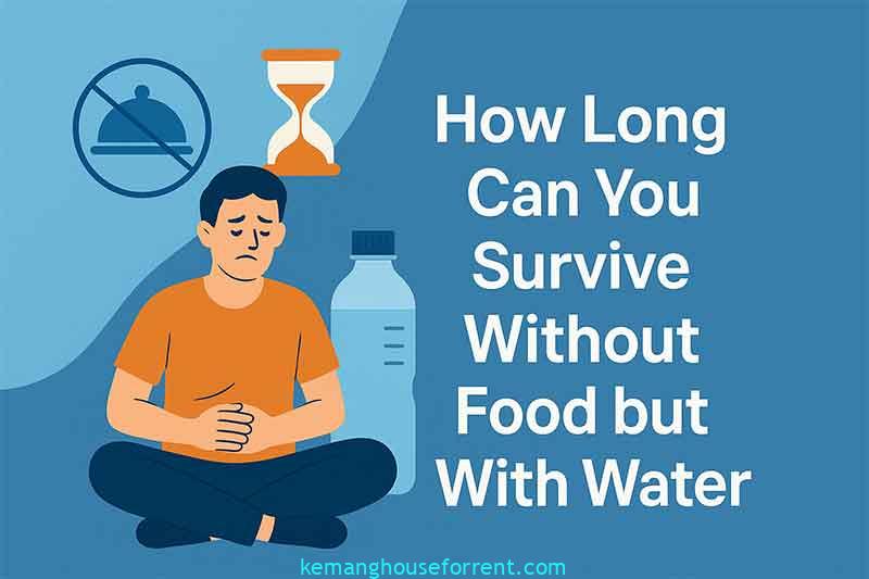 how long can you survive without food but with water