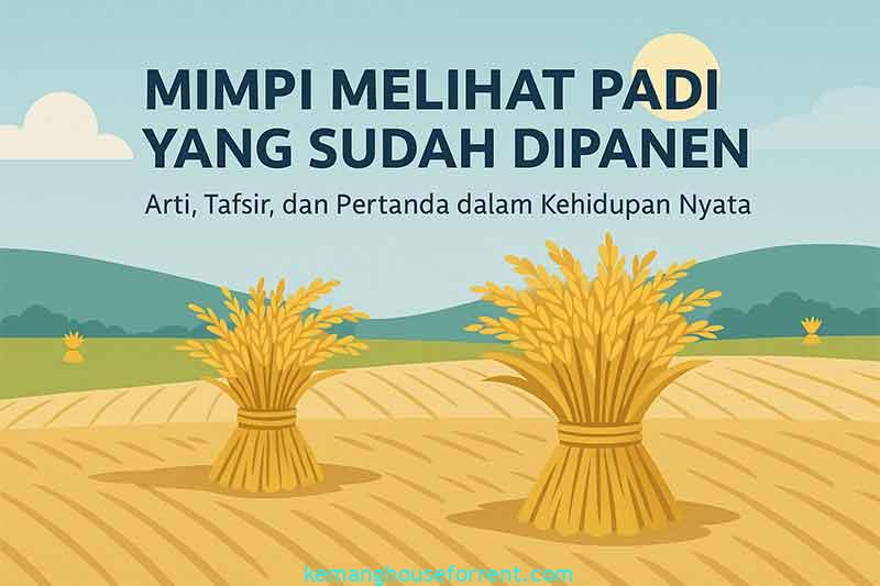 mimpi melihat padi yang sudah dipanen