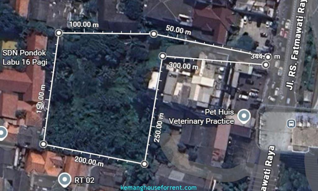 Jual Tanah Siap Bangun Jl RS Fatmawati