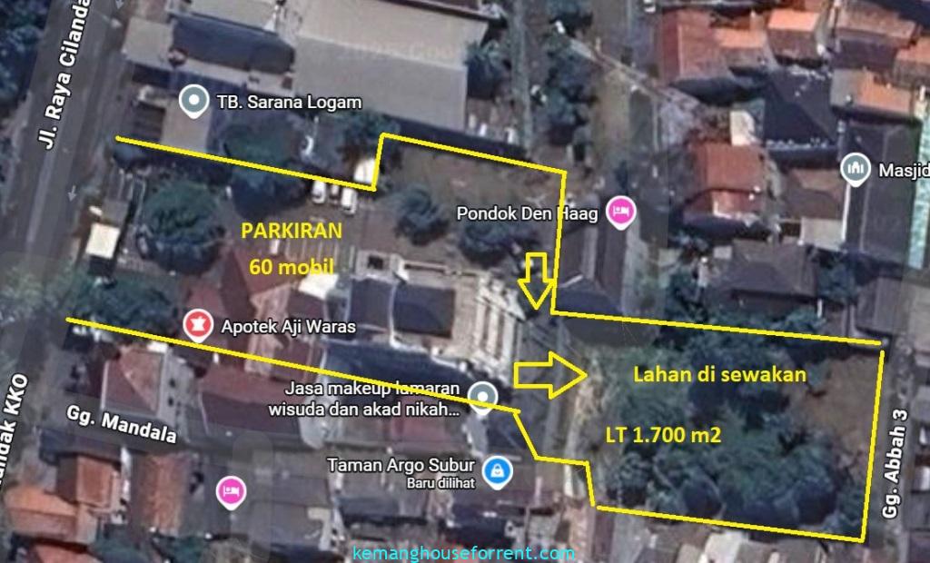 Sewa Lahan Cilandak Cocok untuk Padel
