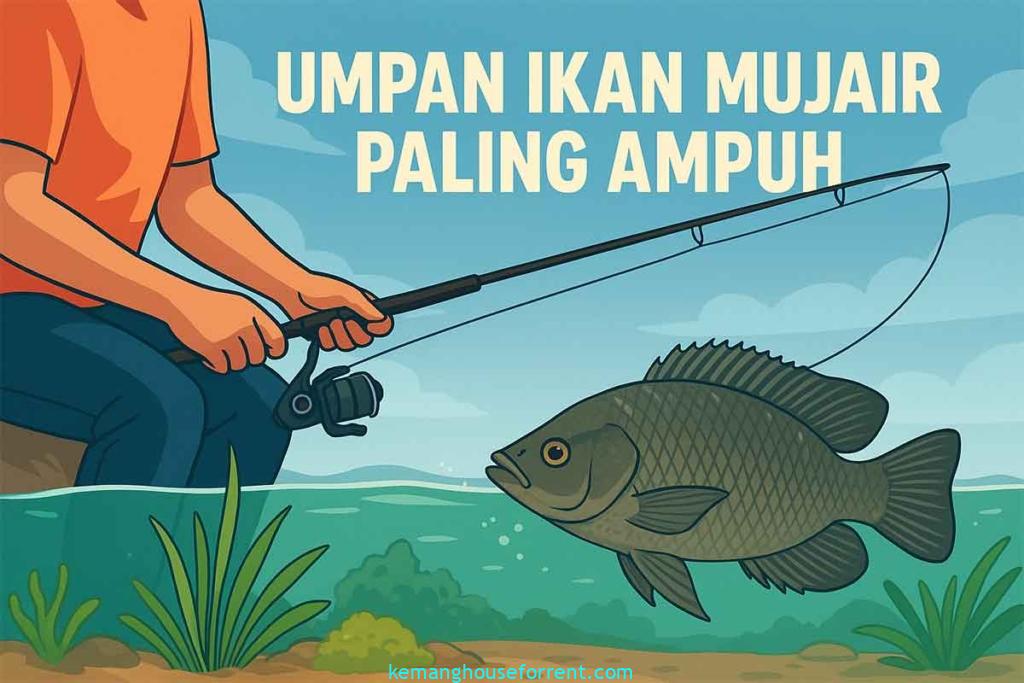 umpan ikan mujair paling ampuh