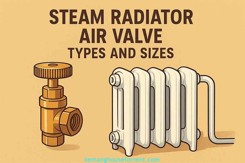Steam Radiator Air Valve Types and Sizes - Kemang House for Rent