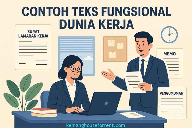contoh teks fungsional dunia kerja