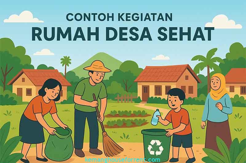 contoh kegiatan rumah desa sehat