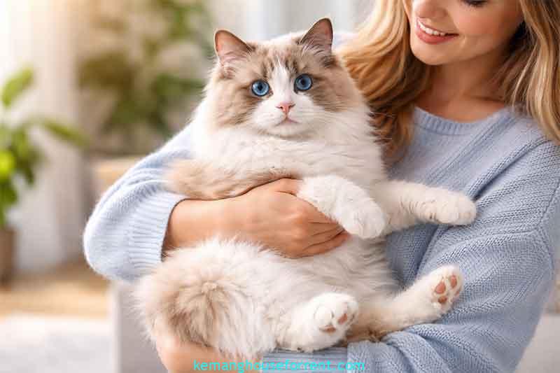what are safety tips for handling my ragdoll cat