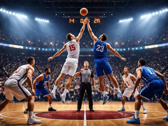 basketball tip off positions