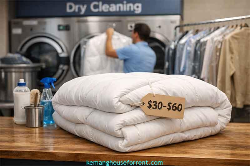 how much does it cost to dry clean a comforter