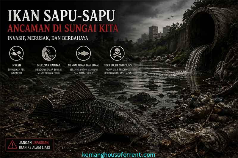 kenapa ikan sapu-sapu dianggap sebagai ikan invasif