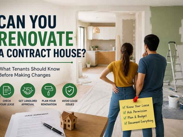 can you renovate a contract house