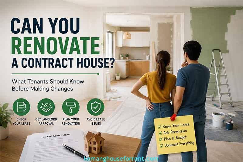can you renovate a contract house