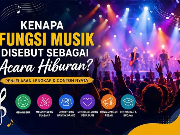 kenapa fungsi musik disebut sebagai acara hiburan