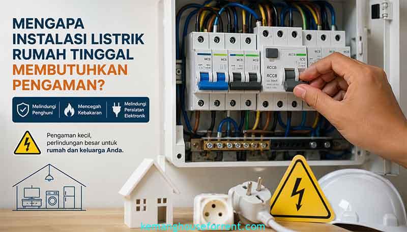 mengapa instalasi listrik rumah tinggal membutuhkan pengaman