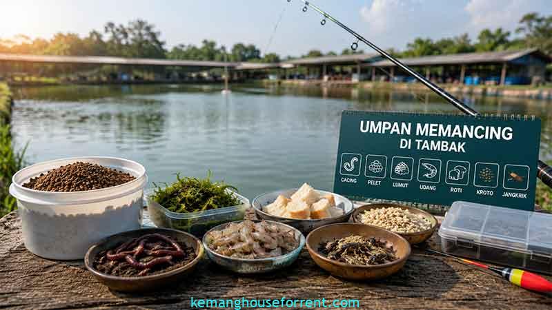 umpan memancing di tambak