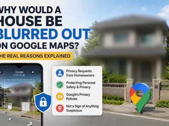 why would a house be blurred out on google maps