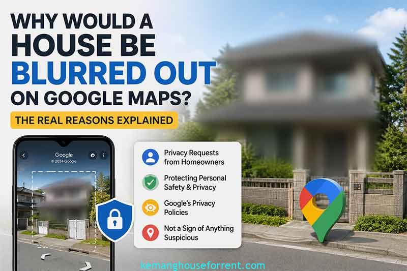 why would a house be blurred out on google maps